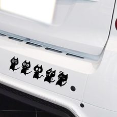 表情猫车贴可爱搞笑创意装饰贴纸遮盖划痕车身贴花动物猫咪车贴纸