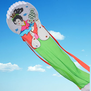  span class=h>红阳 /span>正品软体风筝嫦娥10米大型仙女风筝飞天