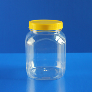 广口瓶 塑料瓶 密封瓶 瓜子 干果 茶花瓶 安全食品包装瓶1100ml