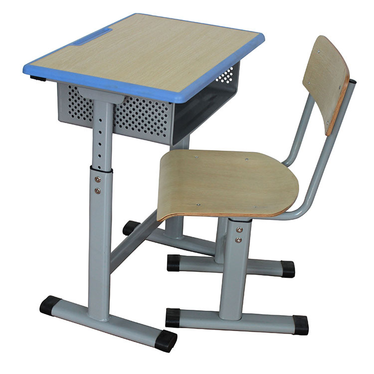 供应学习课桌组合 学校课桌椅 单人课桌椅 KZ01(B)价格优惠