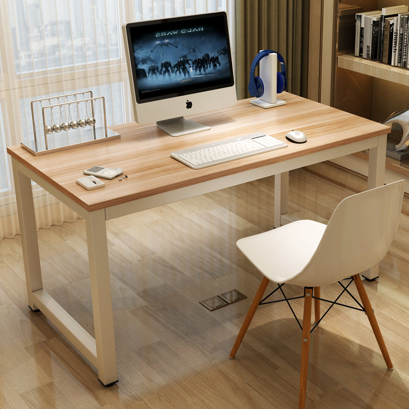 电脑桌简约现代书桌书架台式桌写字桌卧室家用简易学习桌办公桌小