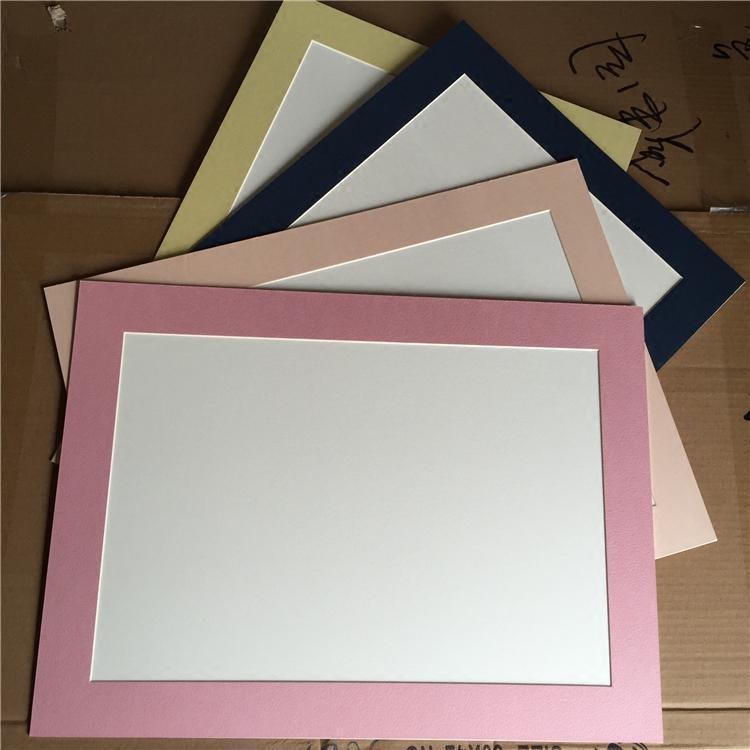 工厂直供彩色卡纸相框裱8开4K画框挂墙a4简易画框6寸7寸A3裱画框