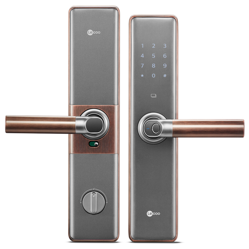 联想Lecoo R1 指纹锁智能门锁电子密码锁无线蓝牙磁卡家用防盗