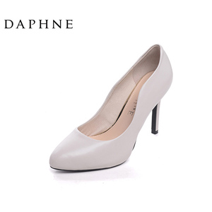 daphne/达芙妮女 span class=h>鞋/span 春新款头层羊皮细跟舒适