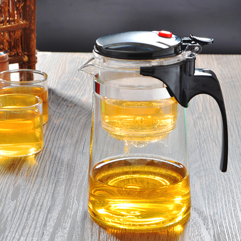 泡茶壶耐热防爆玻璃茶壶便携飘逸杯可拆洗家用冲茶器过滤茶具茶杯