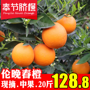 重庆奉节脐橙20斤新鲜孕妇水果顺丰包邮非赣南秭归麻阳冰糖橙子新鲜橙子