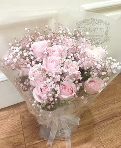 【粉色玫瑰花束图片】粉色玫瑰花束图片大全_好便宜网