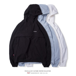 PSO Brand 18SS 登山面料机能型防风防水连帽弹性冲锋衣风衣风衣