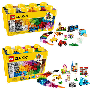 乐高 lego经典创意系列 4岁-99岁 中号积木盒 10696儿童积木 玩具 $