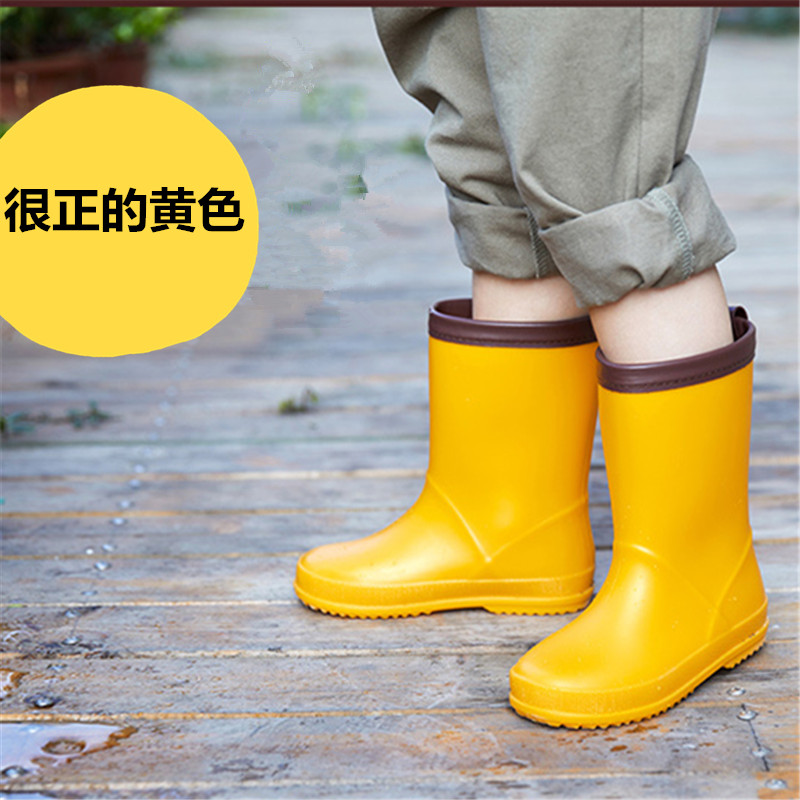 出口日本儿童雨鞋超轻款儿童雨靴环保材质防滑水鞋男女童雨鞋