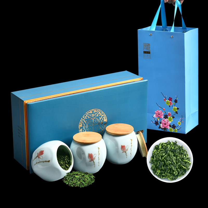 新茶正宗特级安溪铁观音250g陶瓷罐新年春节年货送礼茶叶礼品盒装