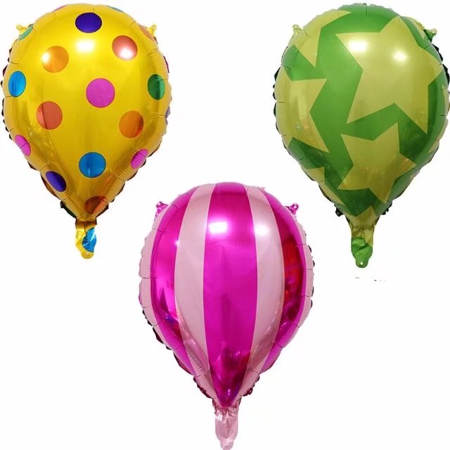 新款派对热气球铝膜气球成人儿童生日幼儿园节庆婚礼派对装饰气球