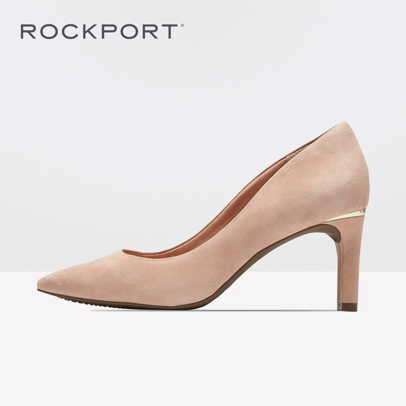 Rockport/乐步女鞋新款时尚细跟优雅单鞋尖头性感高跟鞋女CG9262