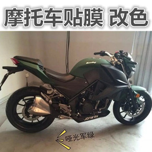公路赛摩托车装饰贴膜 小龟贴纸小牛电动车改色车壳轮毂亚光车贴