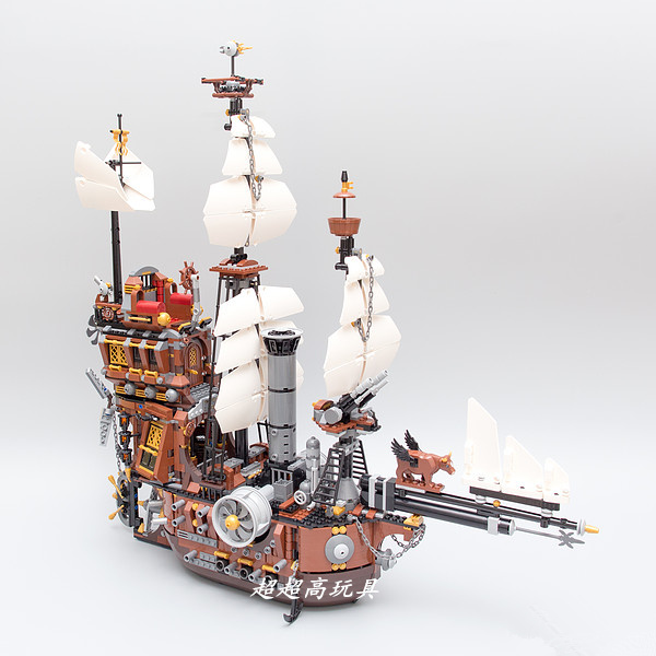 兼容乐高海盗城堡加勒比海盗船黑珍珠海牛号拼装益智玩具积木模型