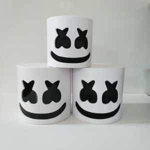 marshmello tiesto头盔百大棉花糖dj头套音乐节酒吧互动气氛道具