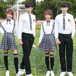 高中生校服套装学院风大学生图片