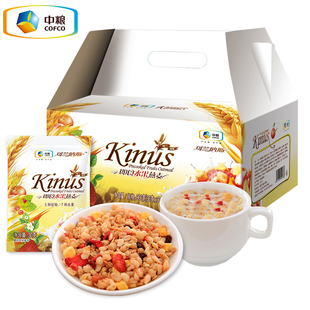 中粮可兰纳斯kinus水果燕麦片30g*30包混合谷物早餐冲饮麦片礼盒