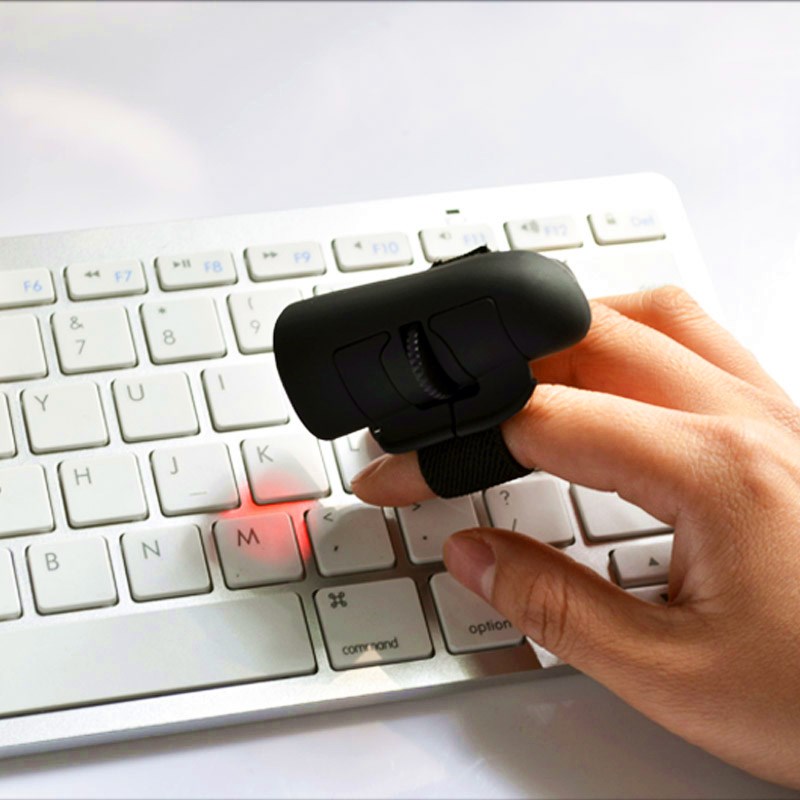 无线手指指环懒人鼠标2.4g床上沙发上用光电鼠标电脑笔记本通用