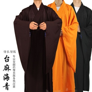 2018海青服台麻纱居士服海清僧服夏季薄款男女僧衣拜佛女佛教衣服
