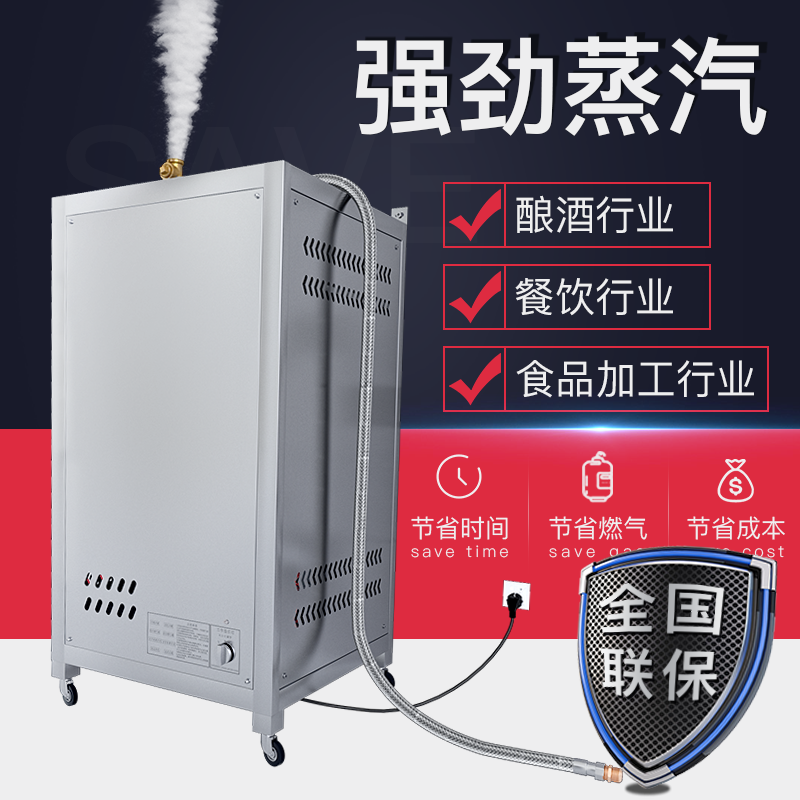 燃气大蒸汽机发生器设备商用酿酒豆腐煮浆机蒸馒头包子液化天然气