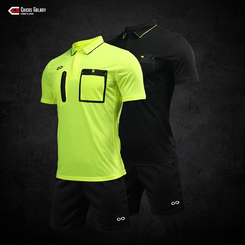 CG赛客CIKERS 天平系列二代短袖修身专业比赛裁判 足球裁判服套装