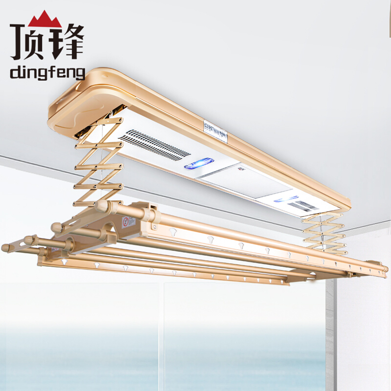 顶锋（DingFeng）电动晾衣架全自动升降晒衣架阳台智能遥控晾衣机