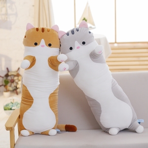 猫公仔毛绒玩具长条猫抱枕 span class=h>猫咪 /span> span class=h>