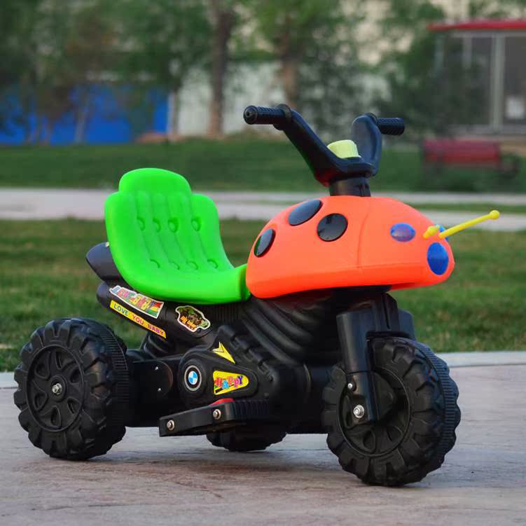 儿童电动车三轮宝宝摇摆汽车双驱动小孩童车遥控玩具男女车可坐人