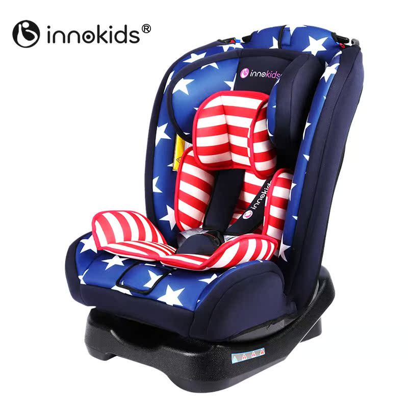 innokids汽车用新生儿0-12岁婴儿宝宝儿童安全座椅4档可躺isofix