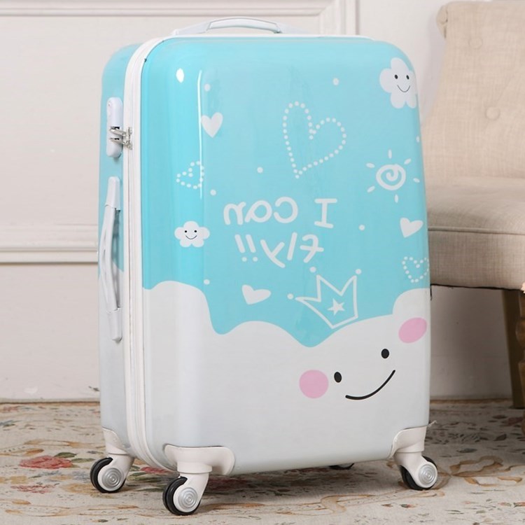 广州拉杆箱可爱公主旅行箱包小学生行李箱女童拖箱万向轮24寸儿童