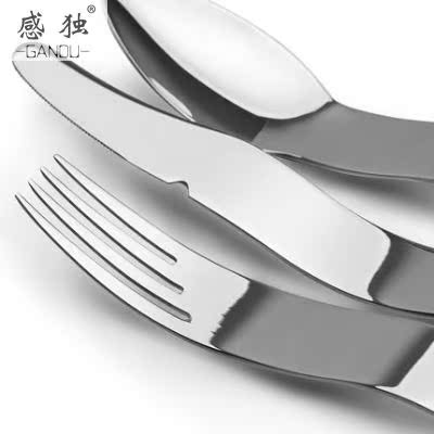 OQO欧克欧西餐餐具不锈钢刀叉勺三件套家用创意牛排刀厨具50