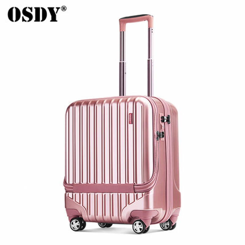 OSDY商务拉杆箱19寸女男学生迷你登机箱韩版小清新行李箱子旅行箱
