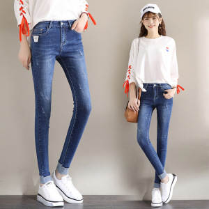 秋季网红同款牛仔裤女铅笔裤林 span class=h></p></a>二 /span>乐昒裤子林