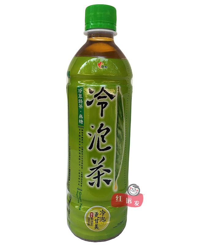 台湾 光泉冷泡茶 冷萃绿茶 585ml 无糖