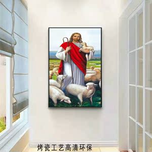 2018装饰画天主教圣像 客厅沙发挂画 3d立体 span class=h>耶稣 /span