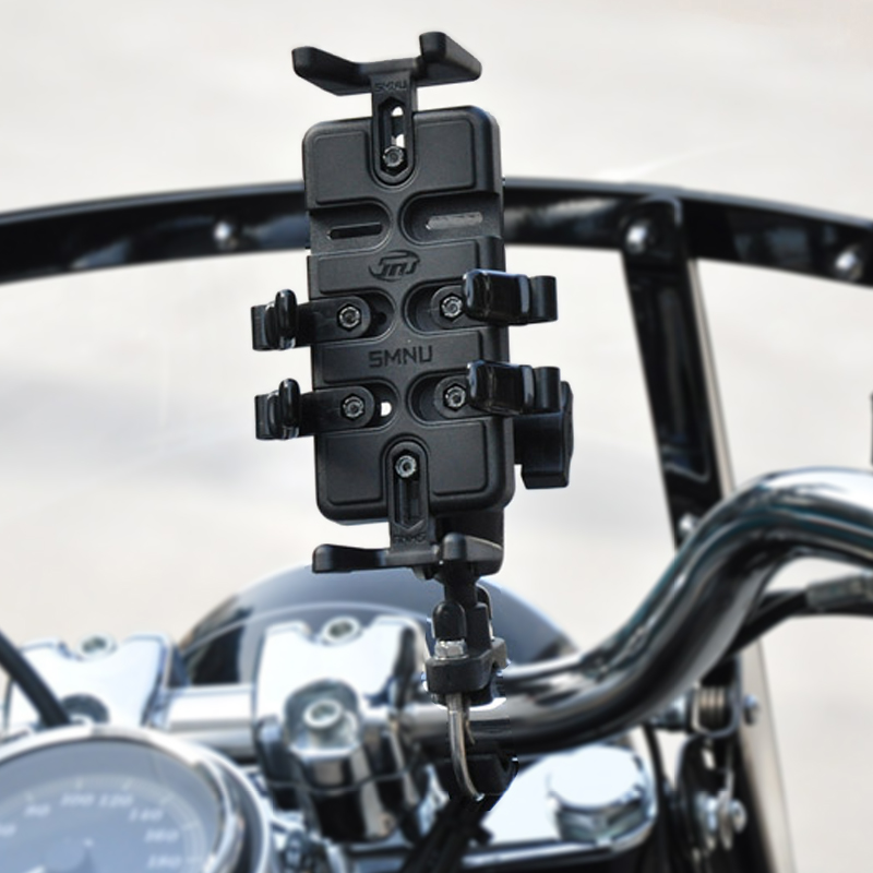 十玛摩托车骑行手机导航支架防水固定夹USB线充电器机车摩旅装备