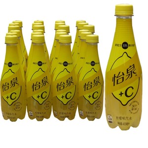 江浙沪皖包邮怡泉 c柠檬味汽水400ml*24瓶 span class=h>碳酸/span