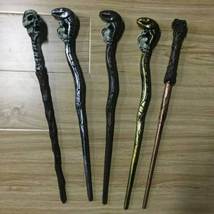 哈利波特魔法棒魔杖万圣节道具儿童巫师法杖塑料哈仗赫敏罗恩手杖