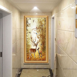 竖版装饰画玄关过道走廊遮挡墙面壁画现代简约北欧风格有框画壁画 ￥