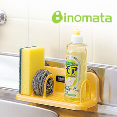 日本进口正品 INOMATA FEELING厨房百洁布分隔置物架收纳架 R001