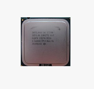 intel酷睿2双核e7400 cpu 散片 一年包换 双核cpu 有e7200/e7300