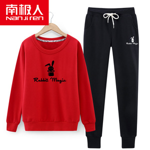 2017春装新款运动服套装女潮韩版时尚春秋季宽松休闲装卫衣两件套