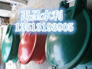 厂家直销禹圣法兰绿色夏季玻璃钢拍门dn600新品热销推荐