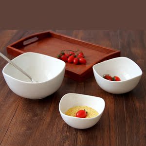 陶瓷餐具异形饭碗创意碗陶瓷碗 汤碗 儿童碗 三口之家特色艺术碗