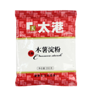 【天猫超市】太港 木薯淀粉200克 纯木薯粉烹饪 研制面粉 调味品