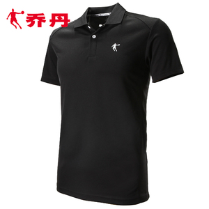 乔丹短袖T恤男装2017夏季新款翻领薄款速干运动上衣polo衫运动服短袖男