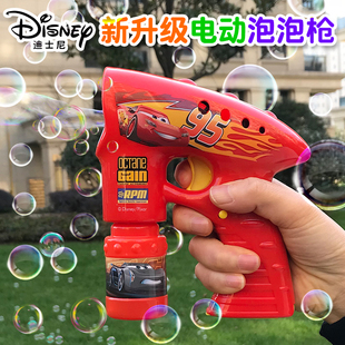 迪士尼儿童全自动泡泡枪吹泡泡玩具枪音效灯光泡泡机泡泡水