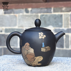 云南建水紫陶茶壶茶具图片