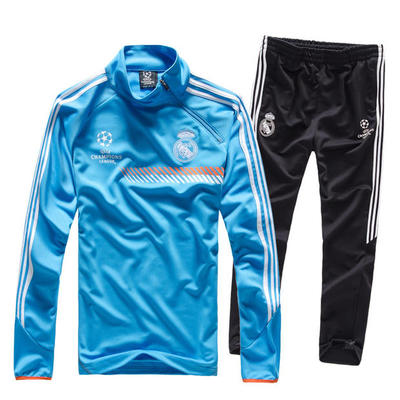 切尔西AC米兰足球训练服长袖足球服套装男成人裤欧冠皇马球衣队服